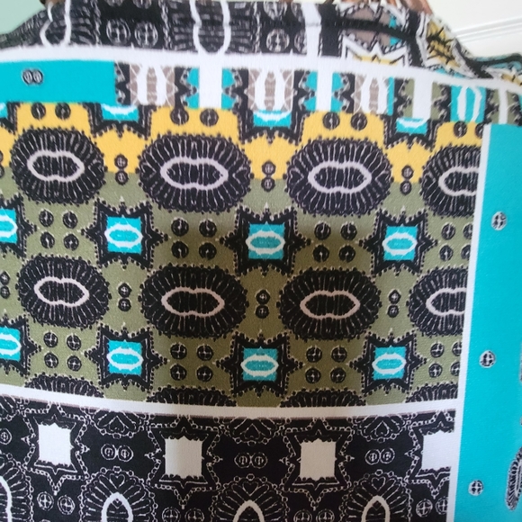 Style & Co. Multicolored Multiprint Mini Dress Women's Size XL - Picture 7 of 12